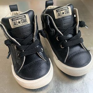 Converse All Stars leather high top